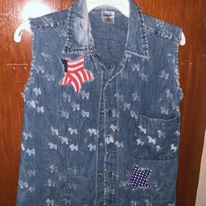 Premier Sleeveless Jean Shirt Size XL